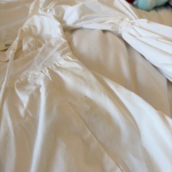 House of CB Elsie White Puff Sleeve Corset Dress Size S - Picture 7 of 10